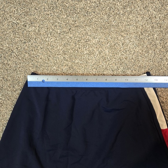 Tommy Hilfiger Swim Skirt Navy, Red, White Under Shorts Womans Small NWT - Picture 3 of 7